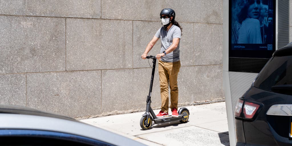 Can I Ride a Kick Scooter on the Sidewalk